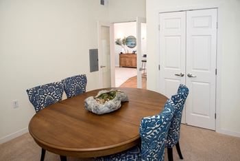 Separate dining and living room areas